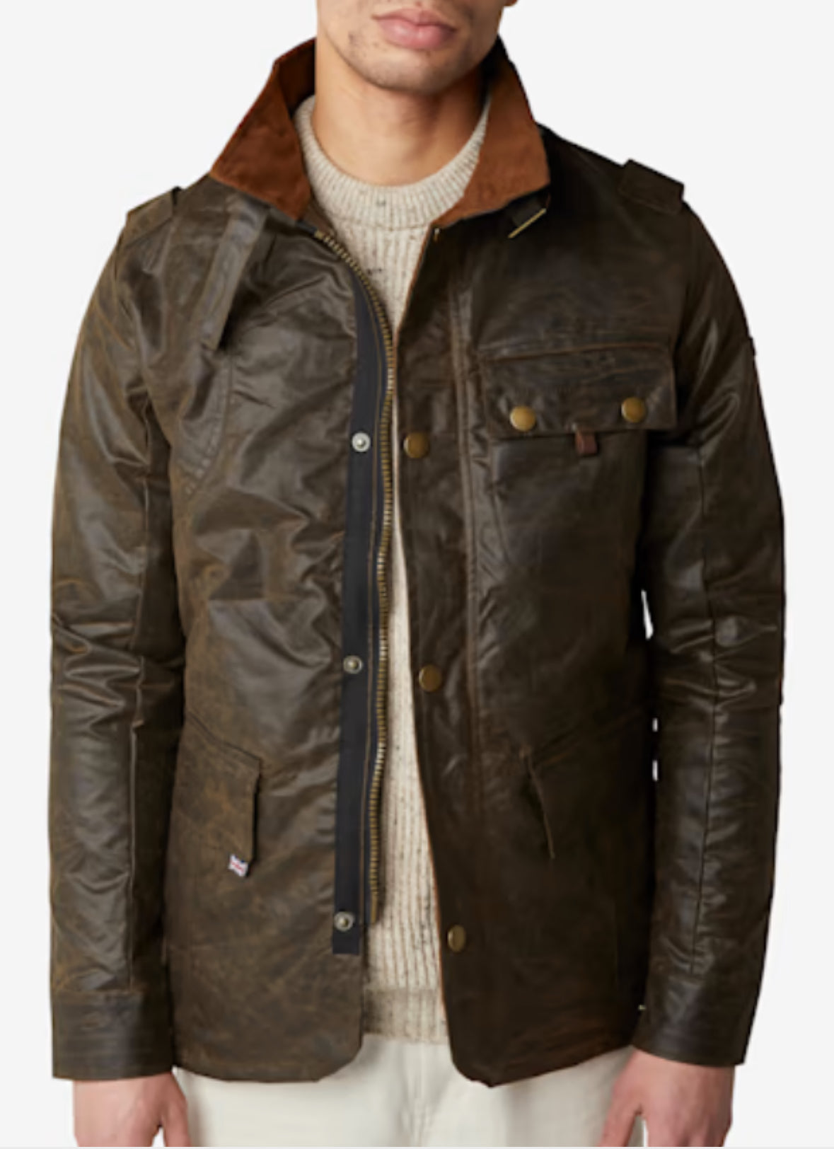 Bexley Waxed Jacket Brown